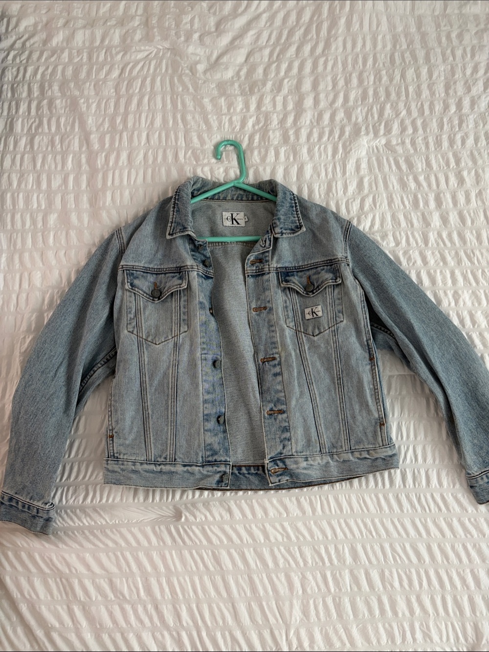Vintage Calvin Klein Light Blue Denim Jacket